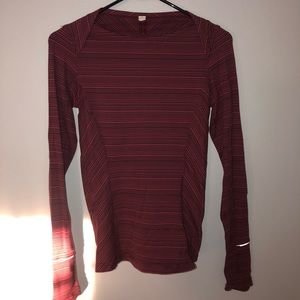 lulu long sleev workout top